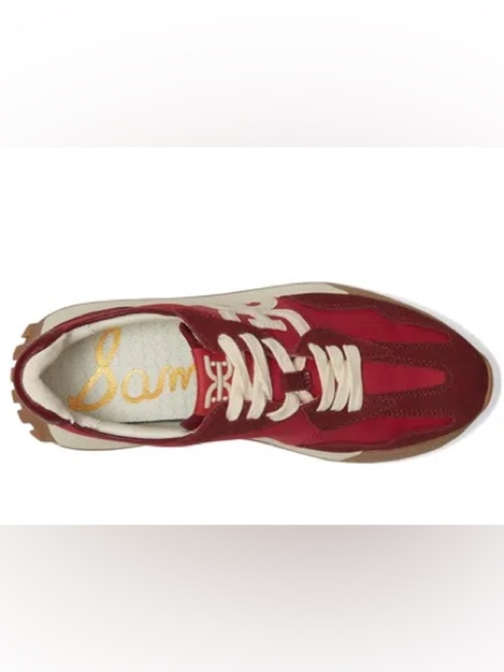 Sam Edelman Scarlet Suede Langley Sneakers NWT - Picture 5 of 8
